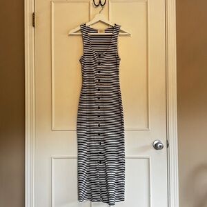 SEZANE STRIPED COTTON DRESS size S